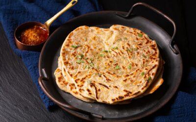 Aloo Methi Tofu Paratha